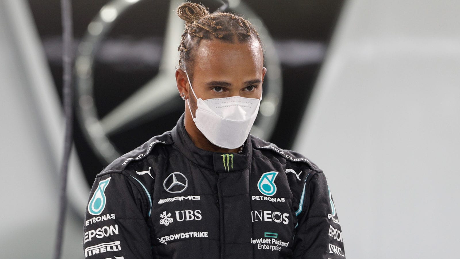 Lewis Hamilton ahead of the 2021 Bahrain Grand Prix