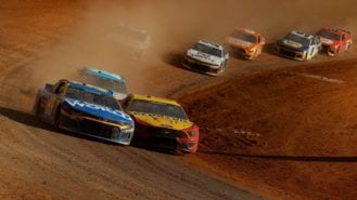 Joey Logano wins on dirt to become 7th different winner in unpredictable NASCAR season