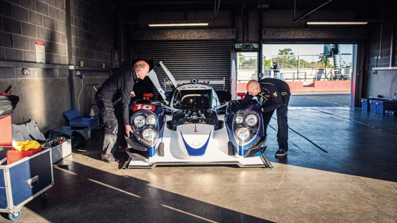 Lola Judd B12 LMP1 in pits