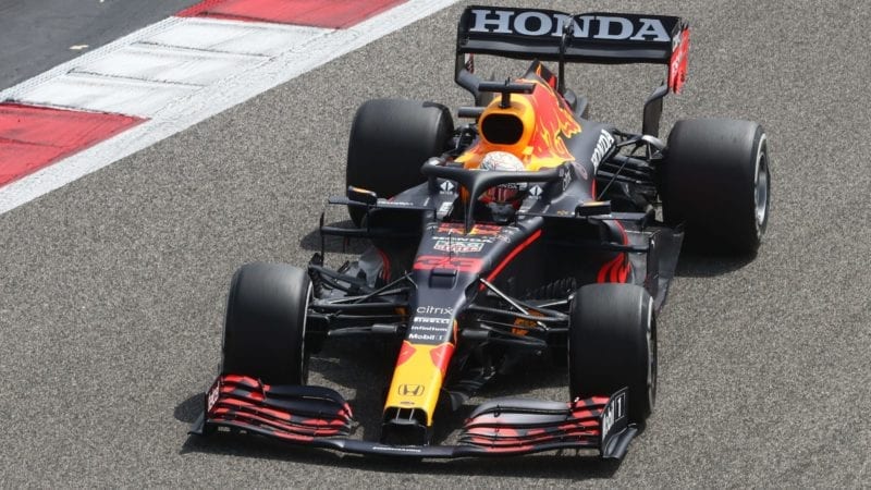 Max Verstappen, 2021 F1 testing