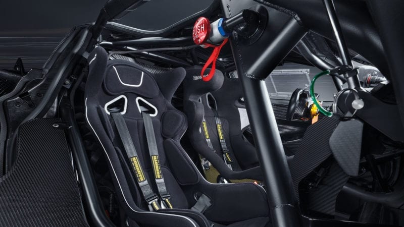 McLaren 720S GT3X interior