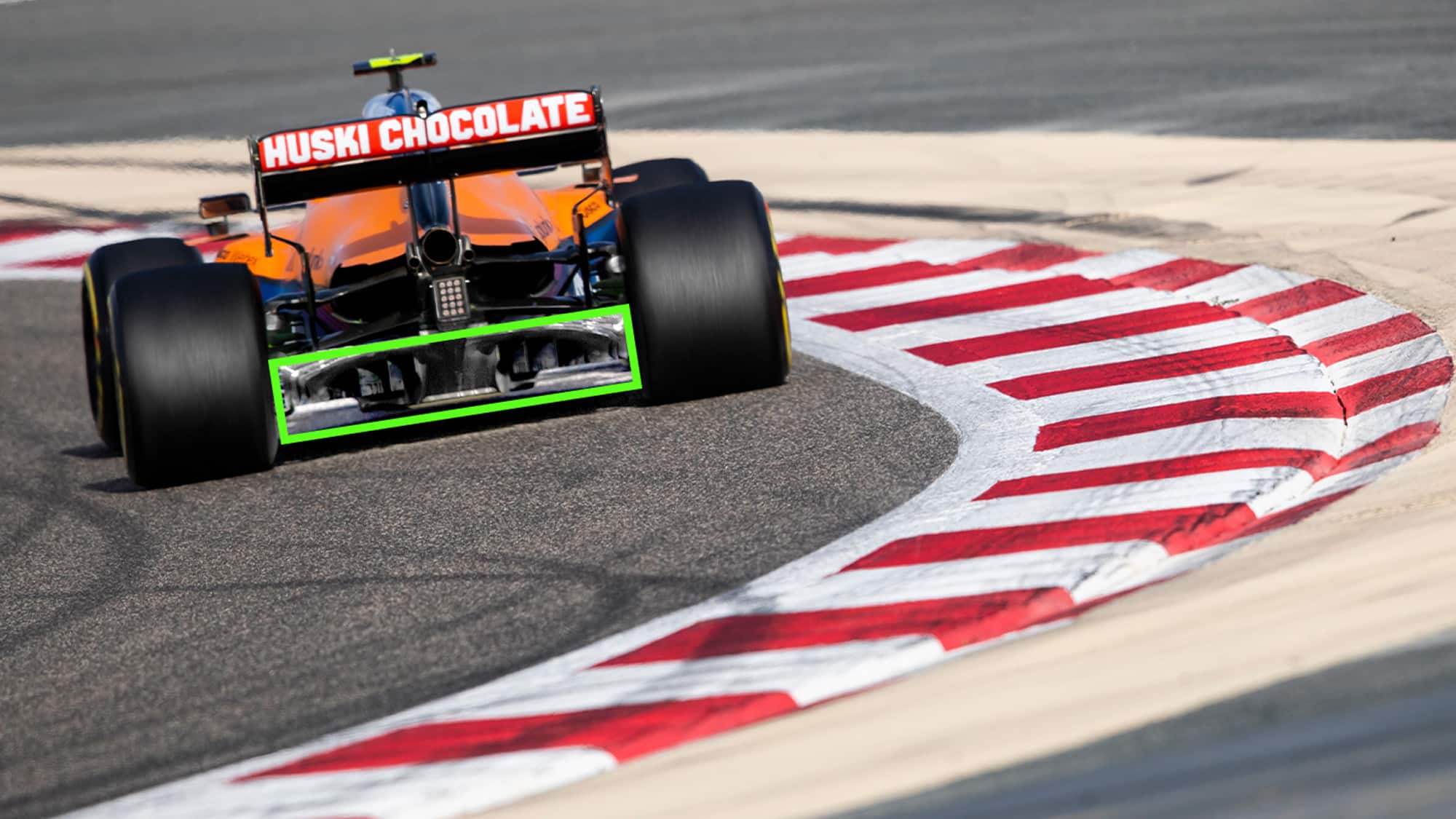 McLaren with diffuser detail