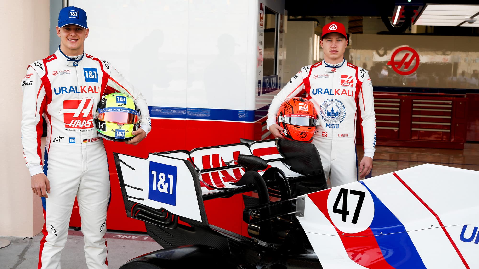 Mick Schumacher and Nikita Mazepin ahead of the 2021 F1 season
