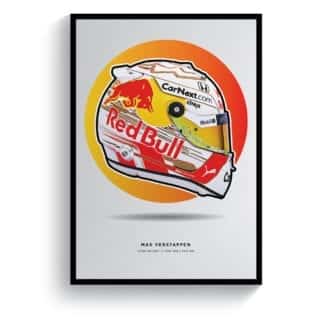 Product image for Max Verstappen | 2020 Helmet | Pit Lane Prints | Art Print