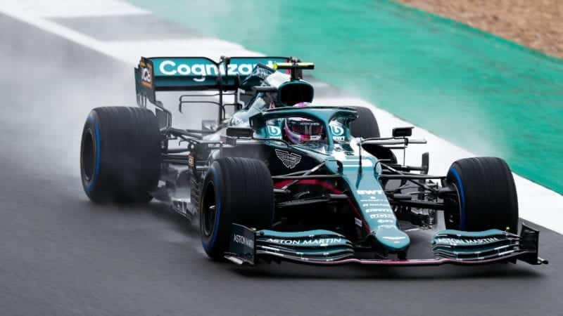 Sebastian Vettel, Aston Martin test 2021
