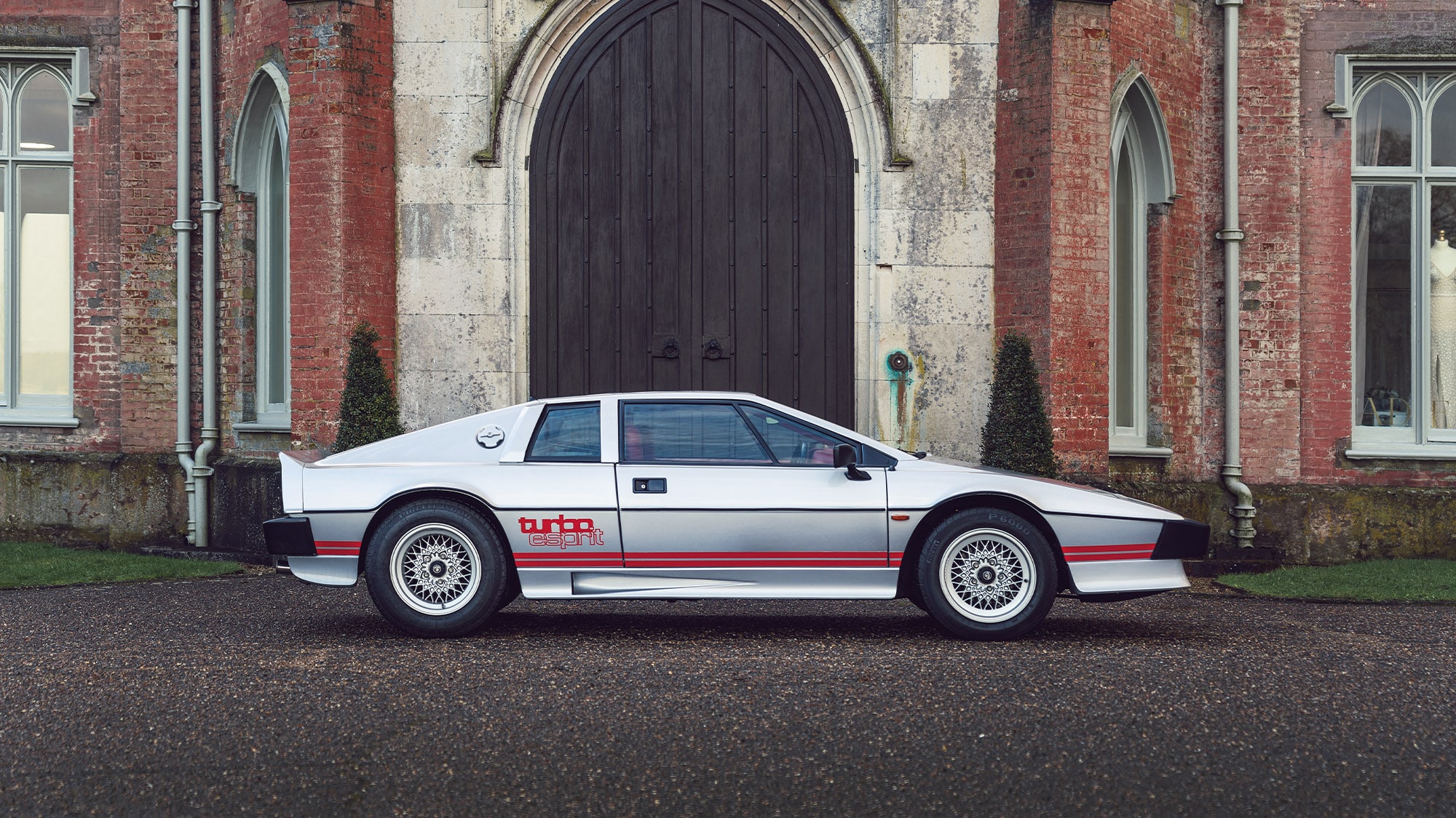 Side view of Lotus Esprit owned by Colin Chapman
