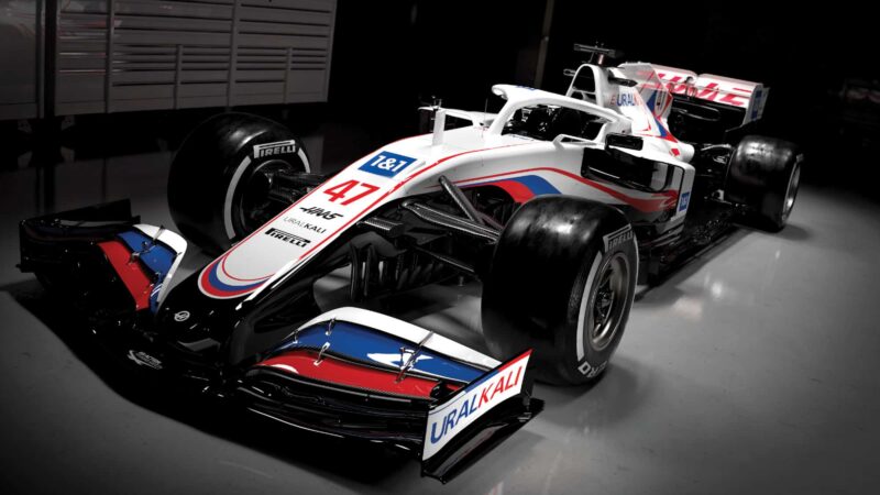 2021 Haas VF21 F1 livery