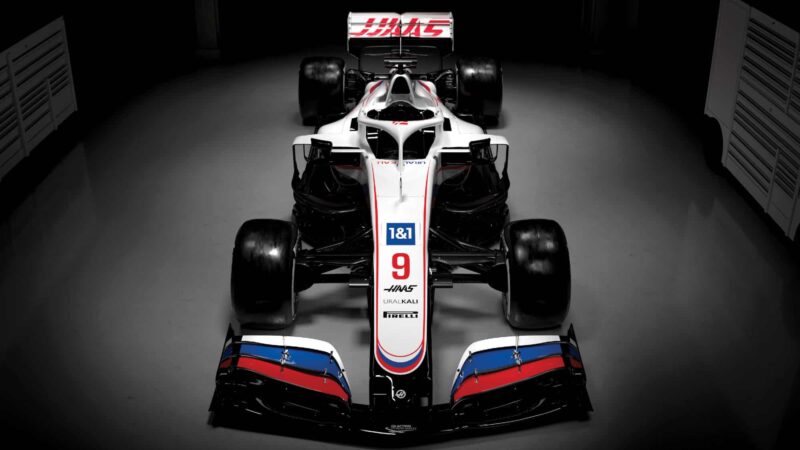 2021 Haas VF21 F1 livery