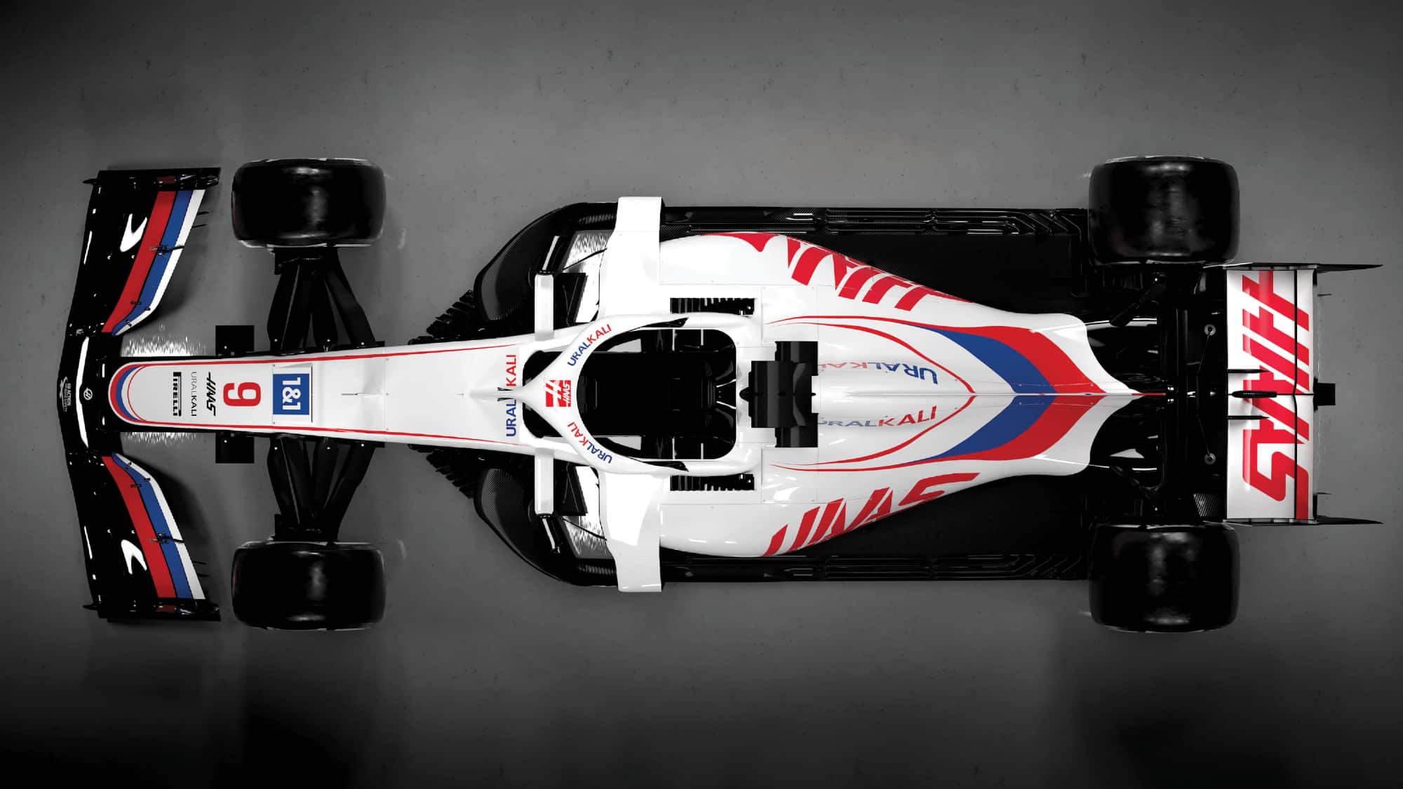 2021 Haas VF21 F1 livery