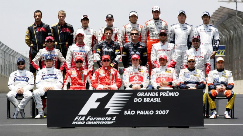 2007 Brazilian GP, driver photos