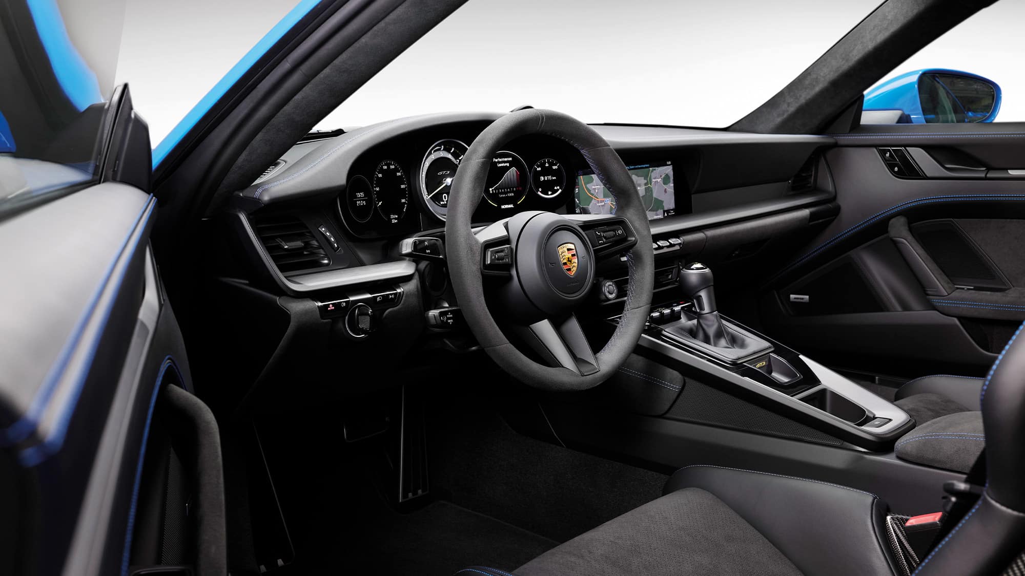 2021 Porsche 911 GT3 interior