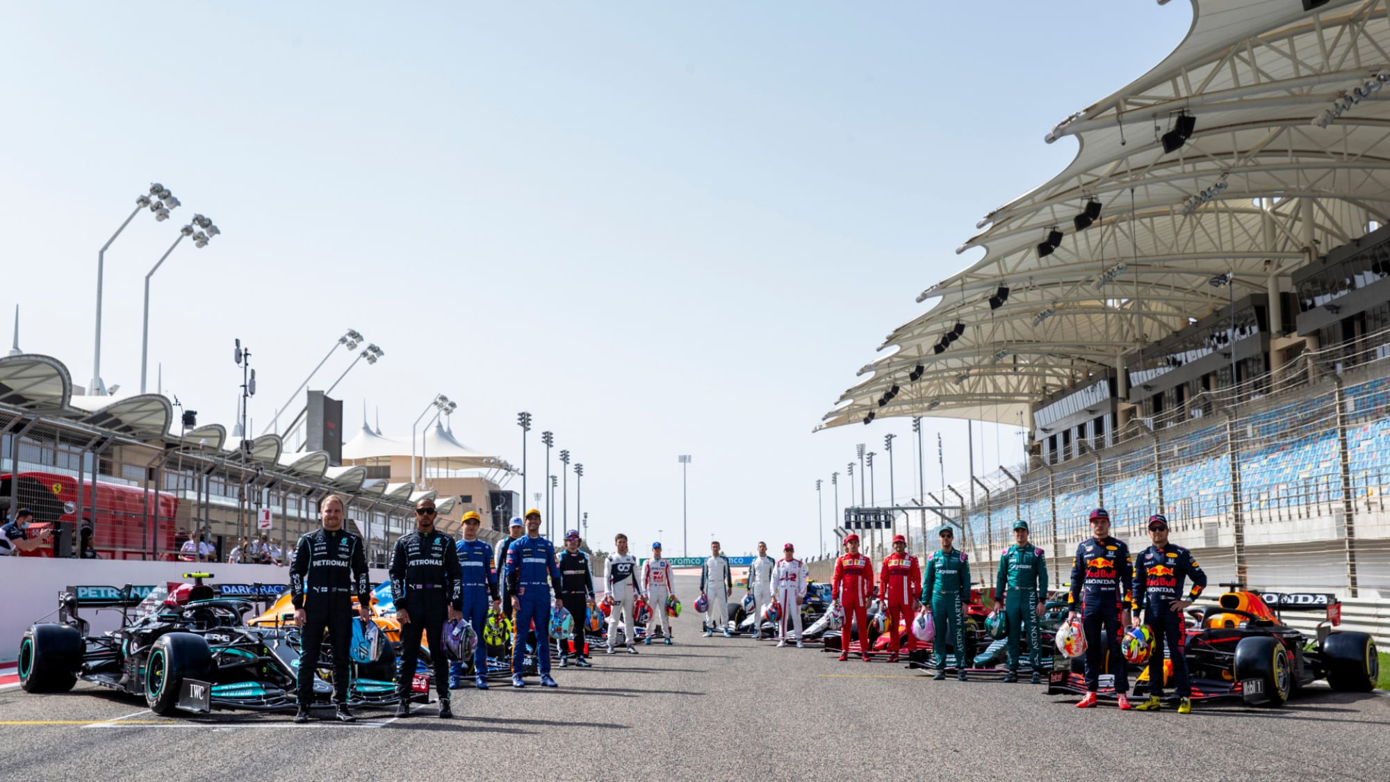 F1 driver line-ups full grid for the 2022 Formula 1 season