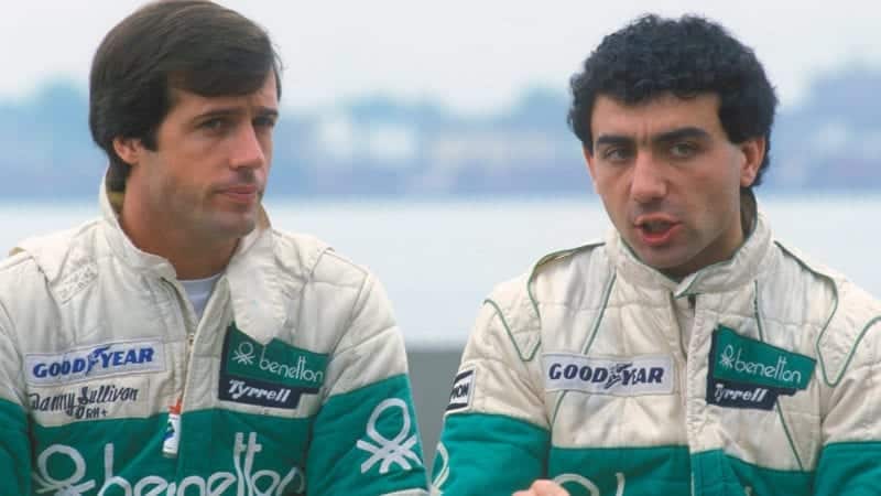 Danny Sullivan and Michele Alboreto in 1983