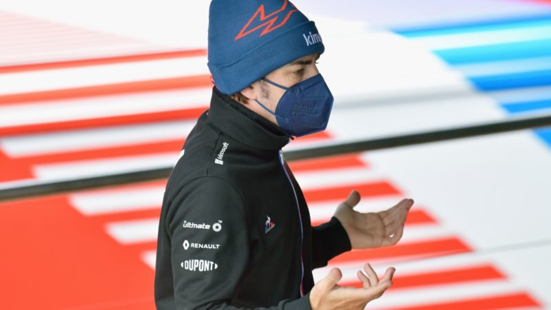 Fernando Alonso, 2021 Imola GP