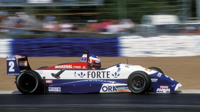 Jan Magnussen driving for Paul Stewart Racing in 1994