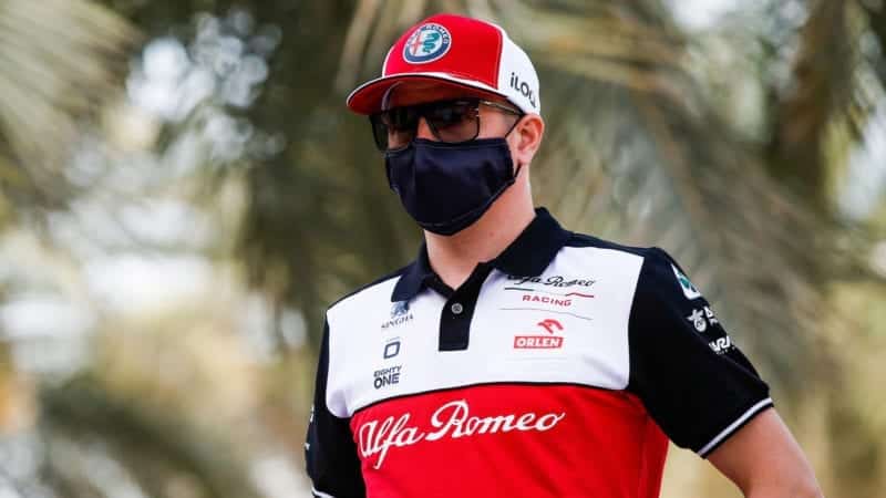 Kimi Räikkönen, 2021 Bahrain GP