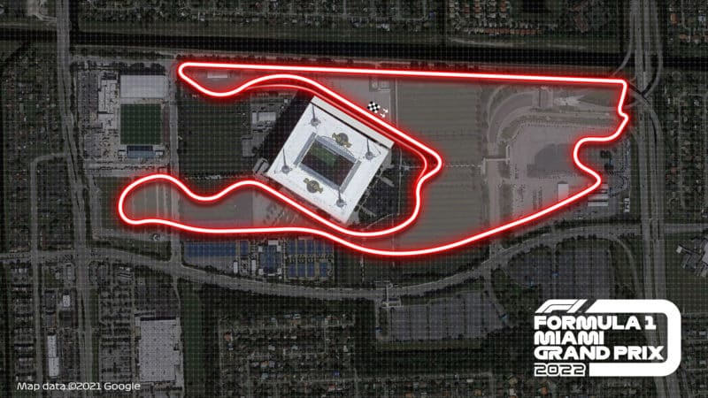 Miami grand prix layout