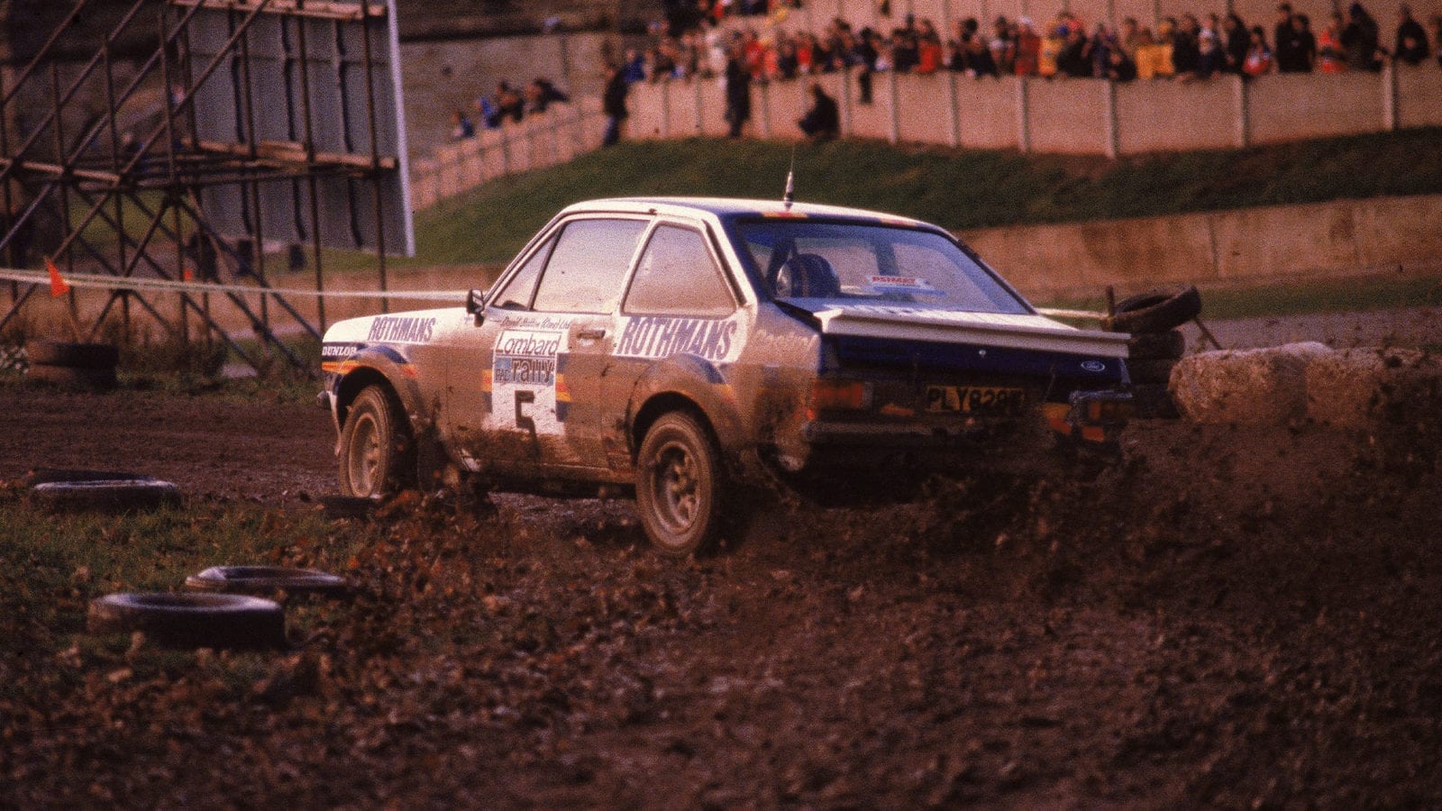 Nov 1980: Ari Vatanen and David Richards in action during the RAC Rally of Great Britain.\ Mandatory Credit: Don Morley /Allsport