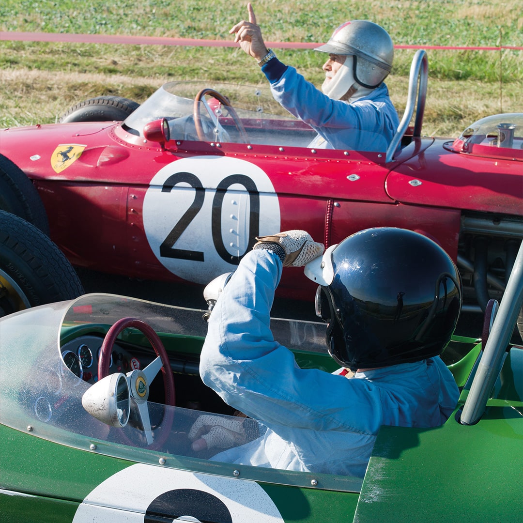 Sharknose Ferrari 156 and Lotus