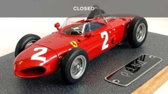 WIN a Phil Hill signed Ferrari 156 ‘Sharknose’ 1:18 scale model
