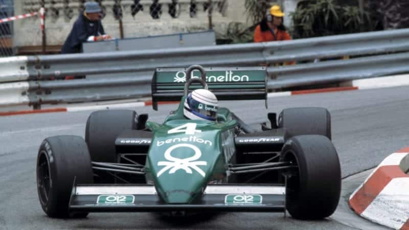 Tyrrell of Danny Sullivan at the 1983 Monaci Grand Prix