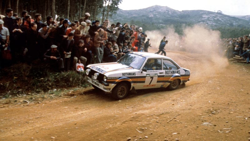 MOTORSPORT - WRC 1980 - RALLYE DE PORTUGAL - ESTORIL (POR) - 05 TO 09/03/1980 - PHOTO: DPPI - Ari Vatanen (FIN) / David Richards (GBR) - Ford Escort RS Gr4 - Action