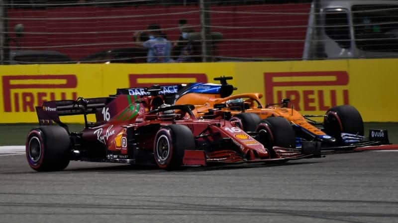 Ferrari, McLaren, 2021 Bahrain Grand Prix