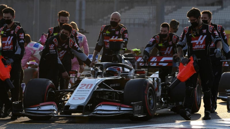 Haas F1, Kevin Magnussen 2020 Abu DhabiGP