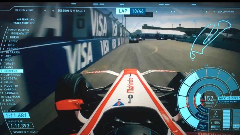 Formula E HUD