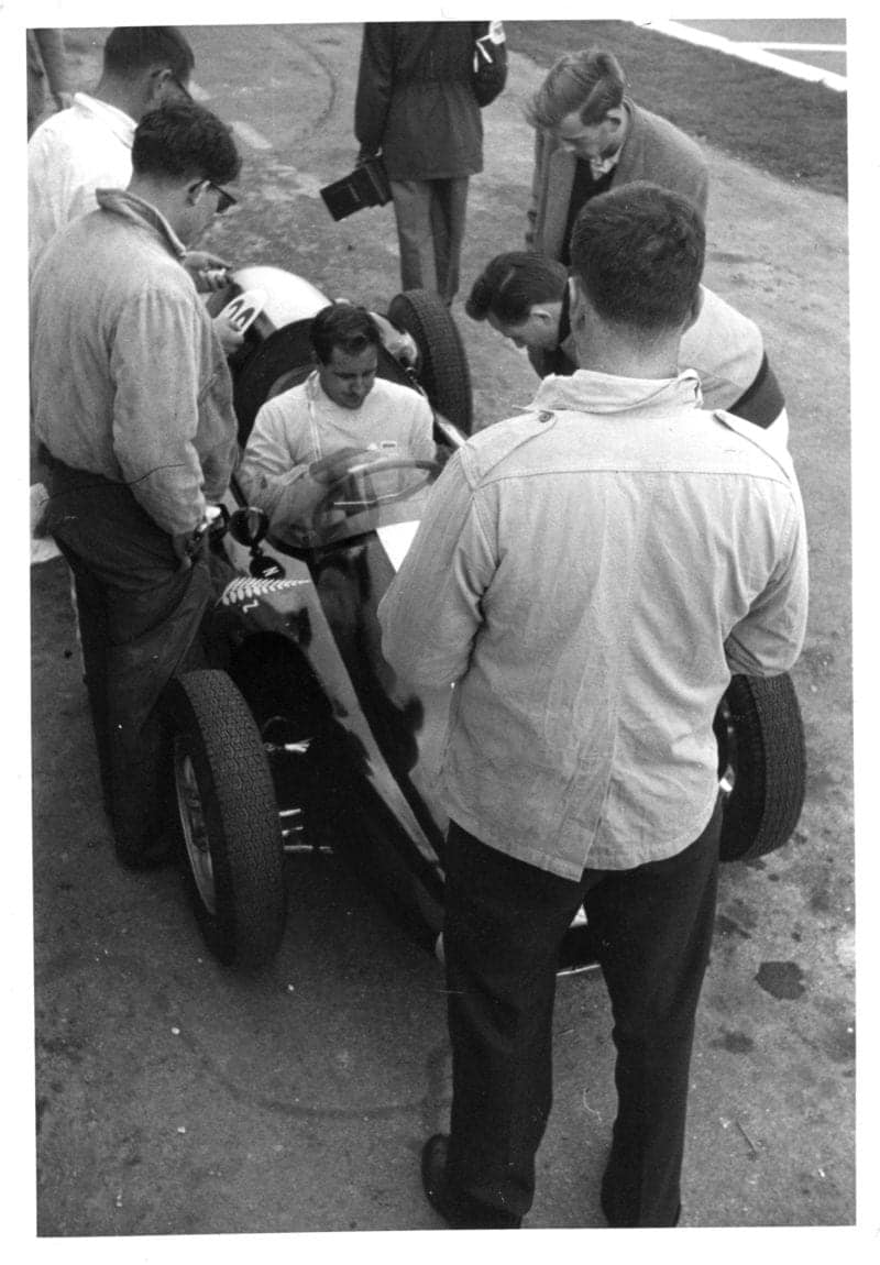 Cooper Climax of Bruce Halford at Goodwood 1960