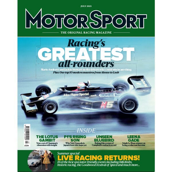 July 2021 issue - Racing's Greatest all-rounders