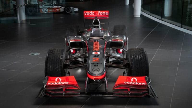 Lewis Hamilton McLaren MP4-25 for auction front view