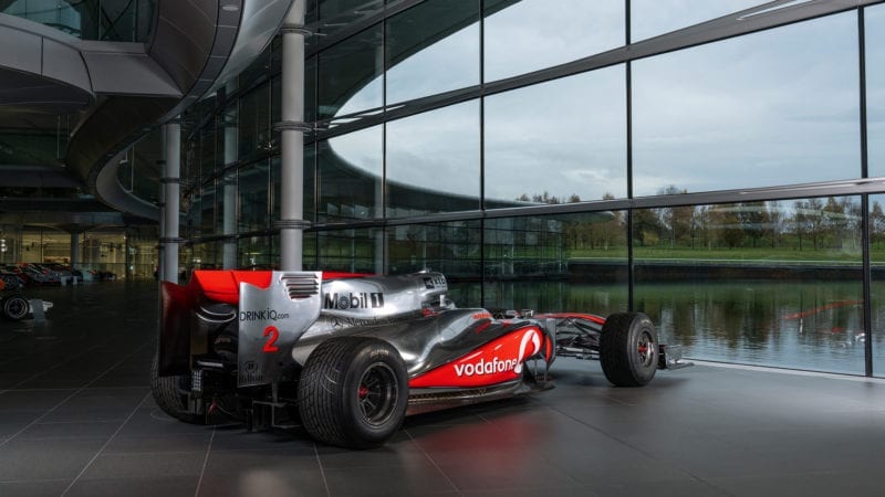 Lewis Hamilton McLaren MP4-25 for auction rear tq