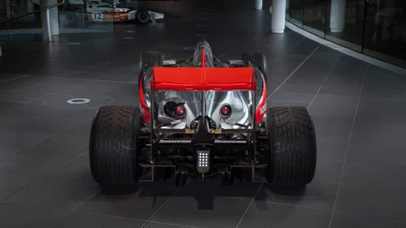Lewis Hamilton McLaren MP4-25 for auction rear view