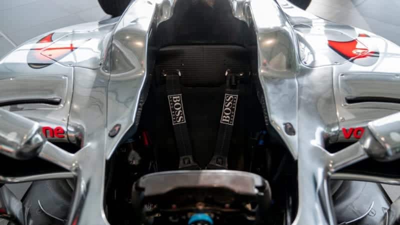 Lewis Hamilton McLaren MP4-25 for auction - seat