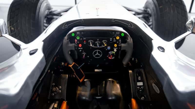 Lewis Hamilton McLaren MP4-25 for auction steering wheel