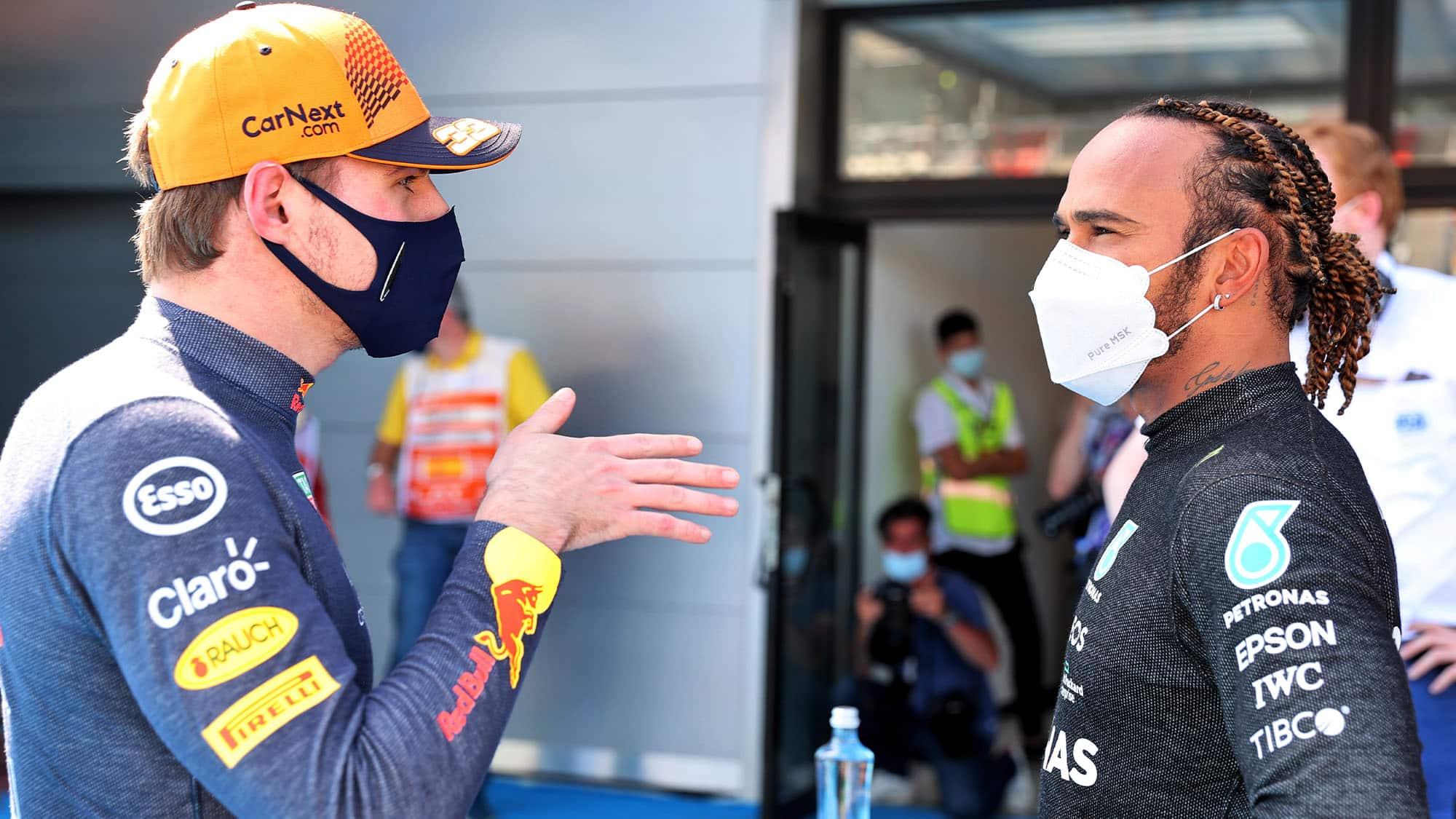 Verstapen Hamilton Spain 2021