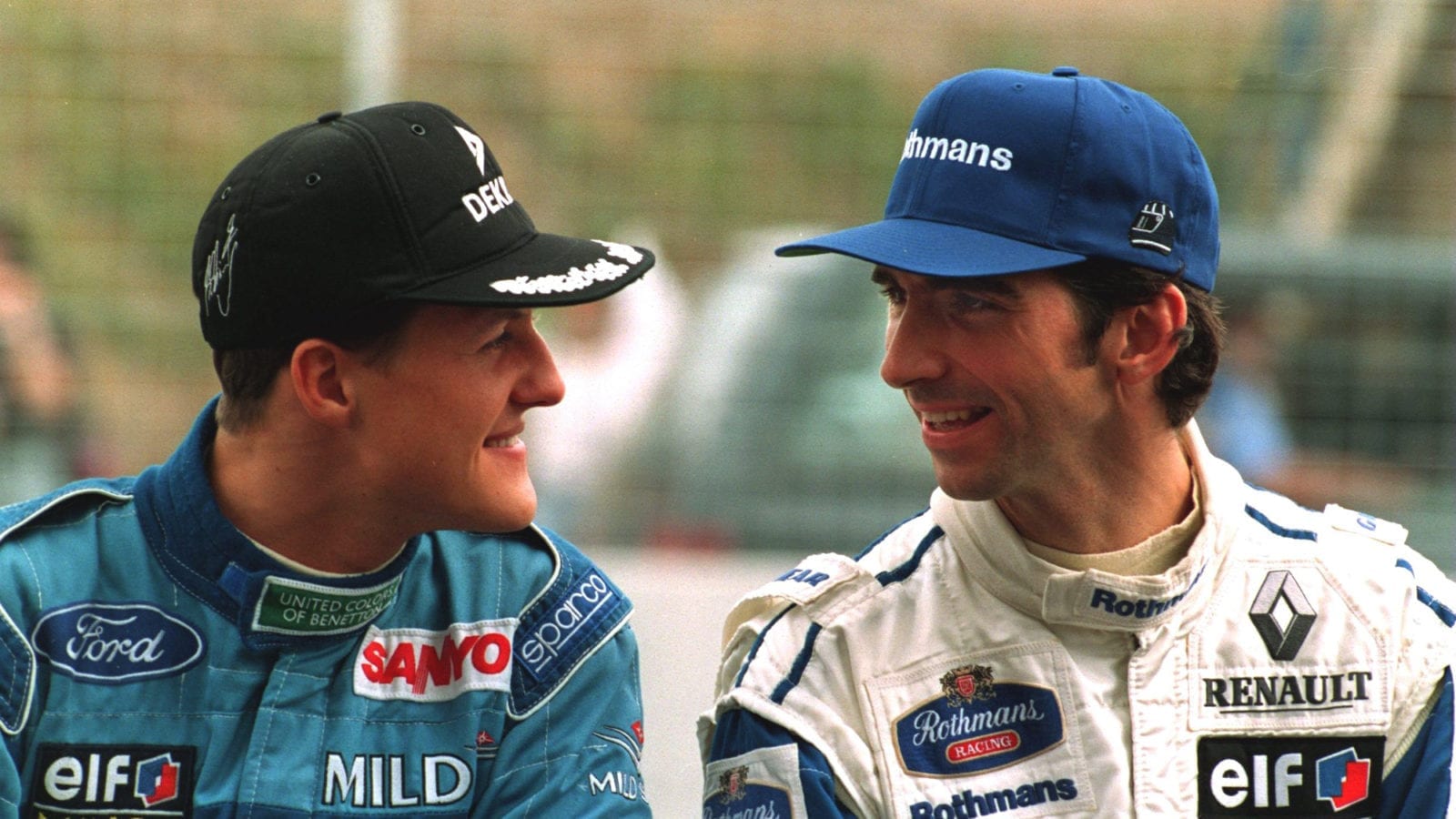 Michael Schumacher and Damon Hill in 1994