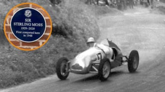 Blue plaque unveiled at Shelsley Walsh in honour of Sir Stirling Moss