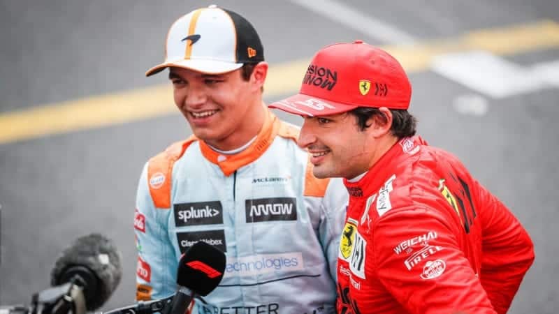 Norris and Sainz Monaco 2021