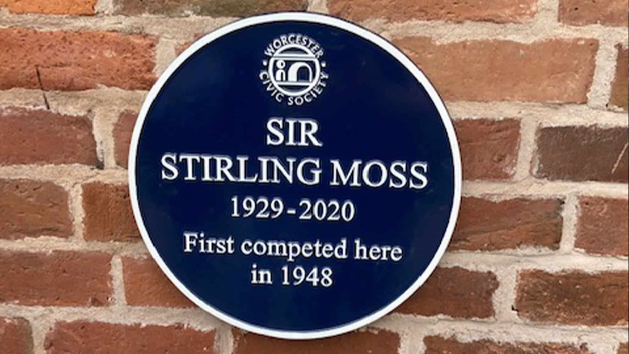 Stirling Moss blue plaque