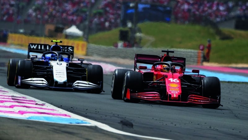 Charles-Leclerc-and-Nicholas-Latifi-at-the-2021-French-Grand-Prix
