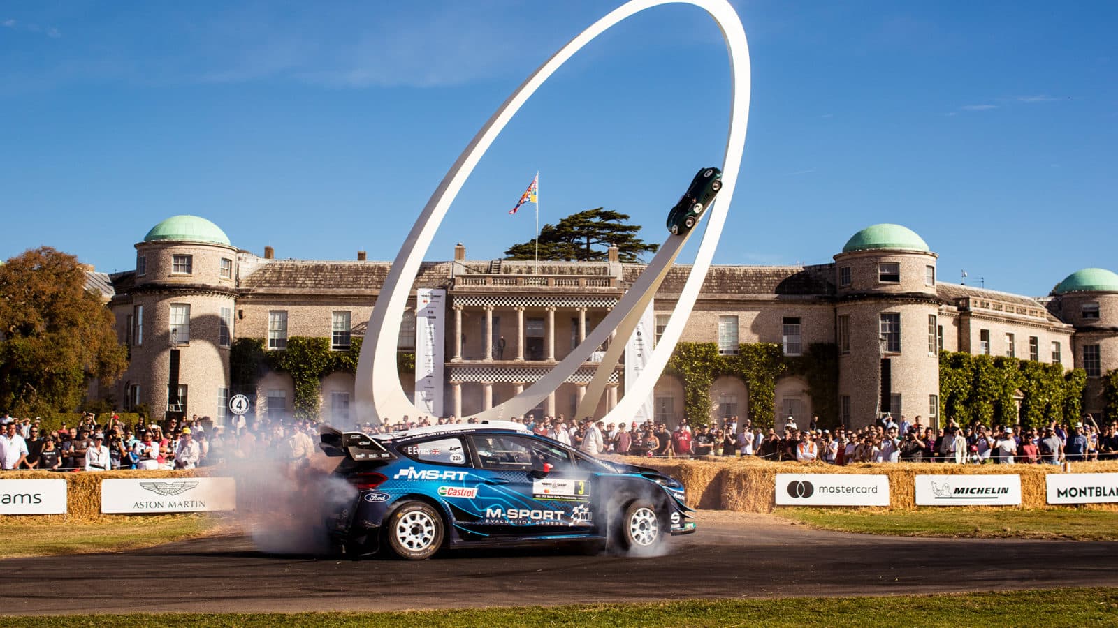 Goodwood Festival of Speed burnout