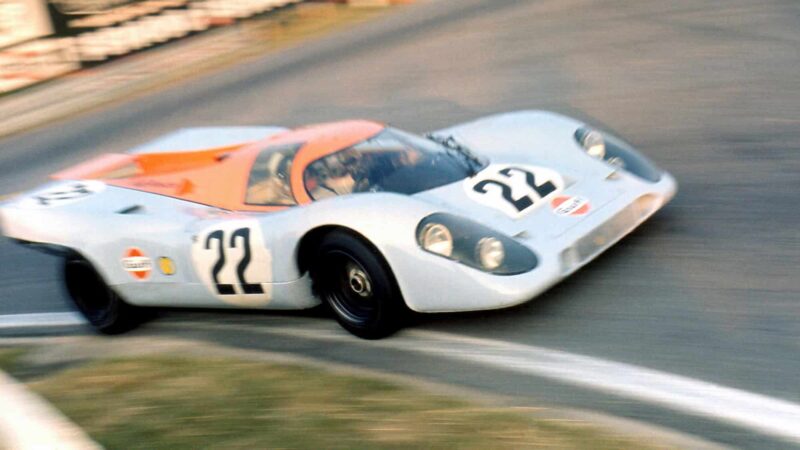 Gulf Porsche 917K no22 at Le Mans 1970