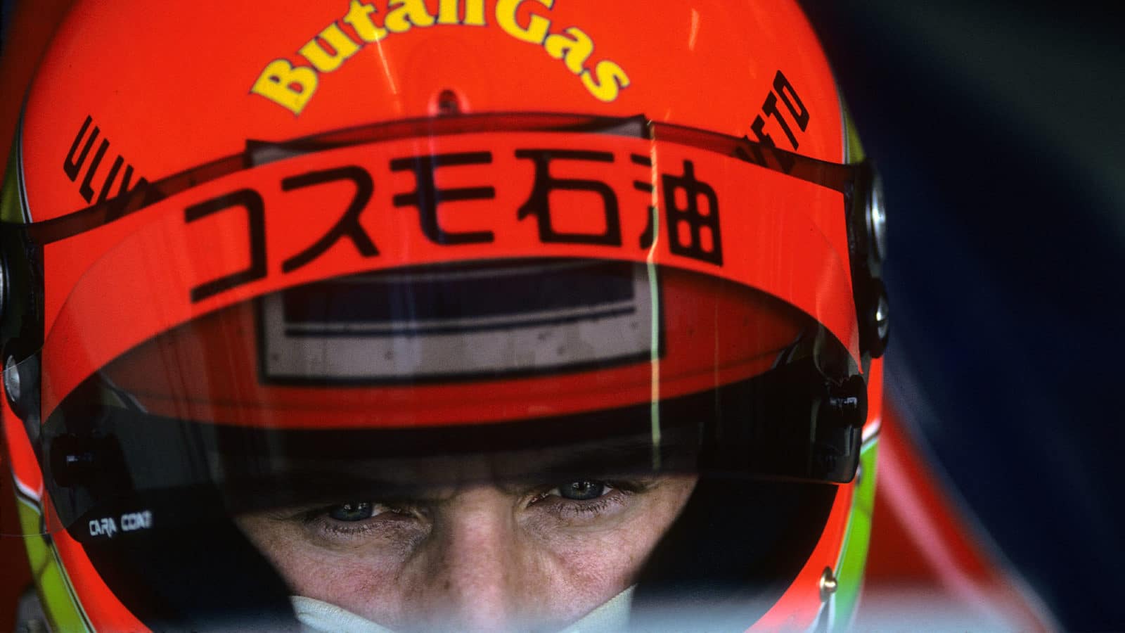 Eddie Irvine, Jordan-Hart 193, Grand Prix of Japan, Suzuka Circuit, 24 October 1993. (Photo by Paul-Henri Cahier/Getty Images)