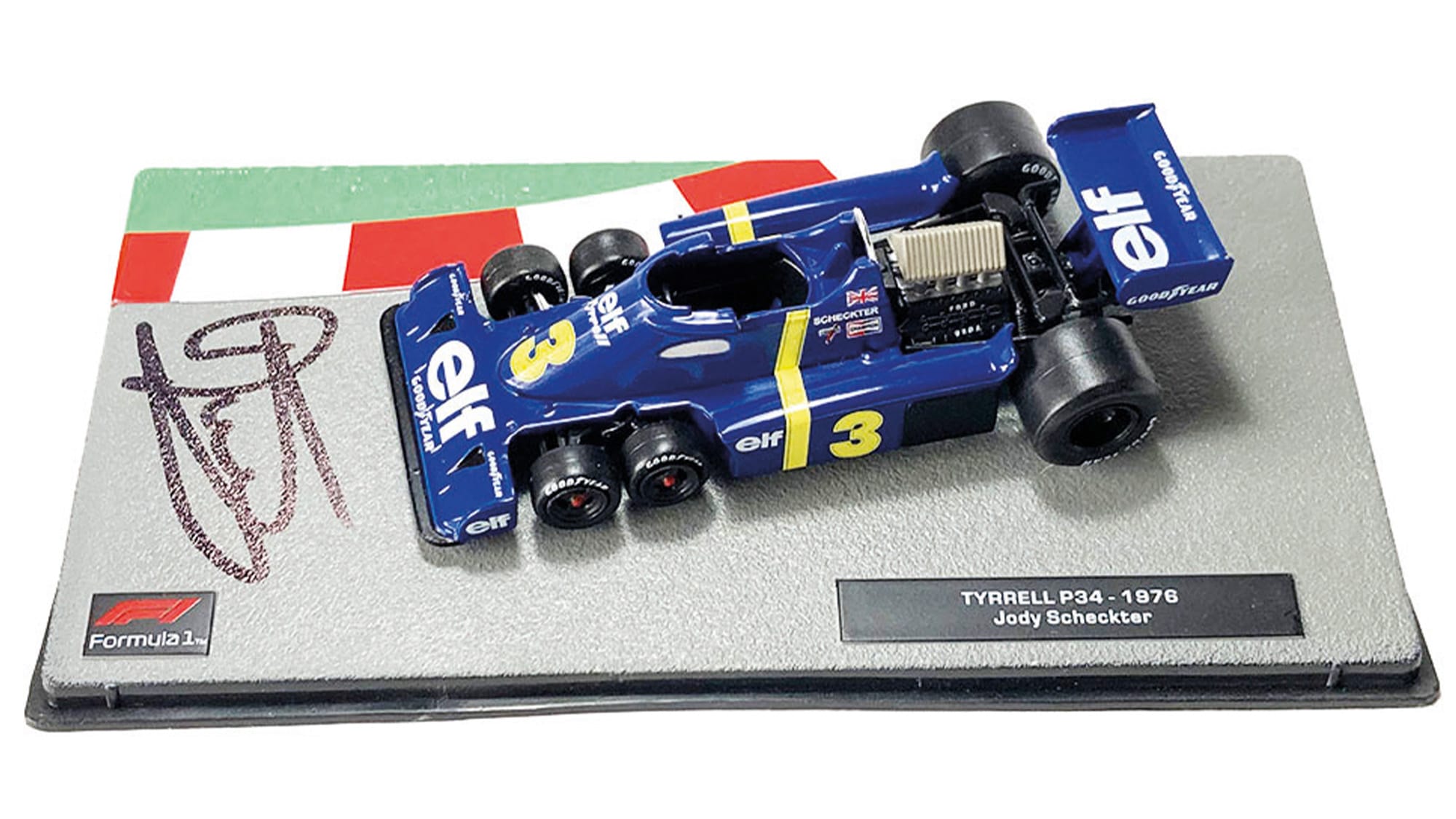 Jody Scheckter signed Tyrrell