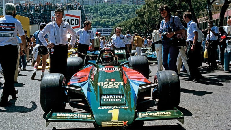 Mario Andretti at the 1979 Monaco Grand Prix