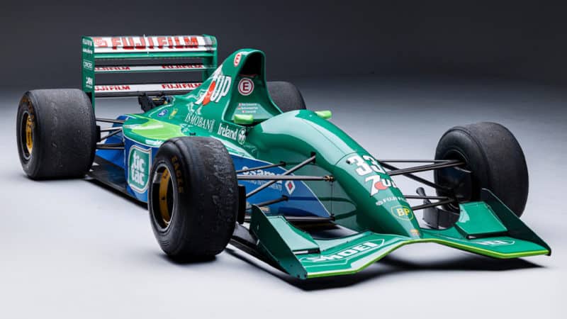 Michael Schumacher Jordan 191 f1 car chassis no6