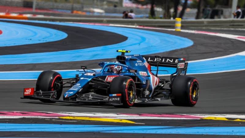 31 OCON Esteban (fra), Alpine F1 A521, action during the Formula 1 Emirates Grand Prix de France 2021, 7th round of the 2021 FIA Formula One World Championship from June 18 to 20, 2021 on the Circuit Paul Ricard, in Le Castellet, France - Photo Antonin Vincent / DPPI