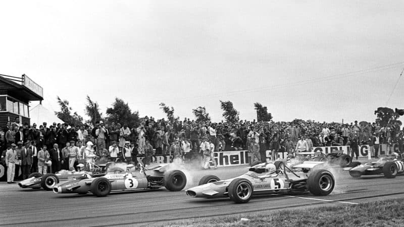 Start of the 1969 British Grand Prix